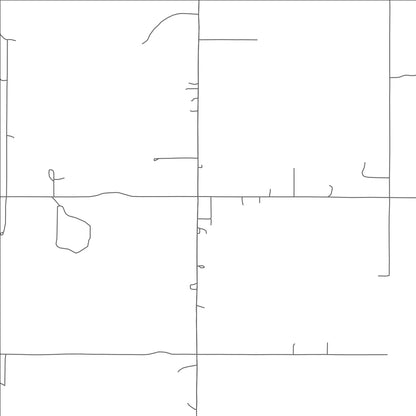 ROAD MAP OF SPAULDING, OKLAHOMA BY MAPBAKES