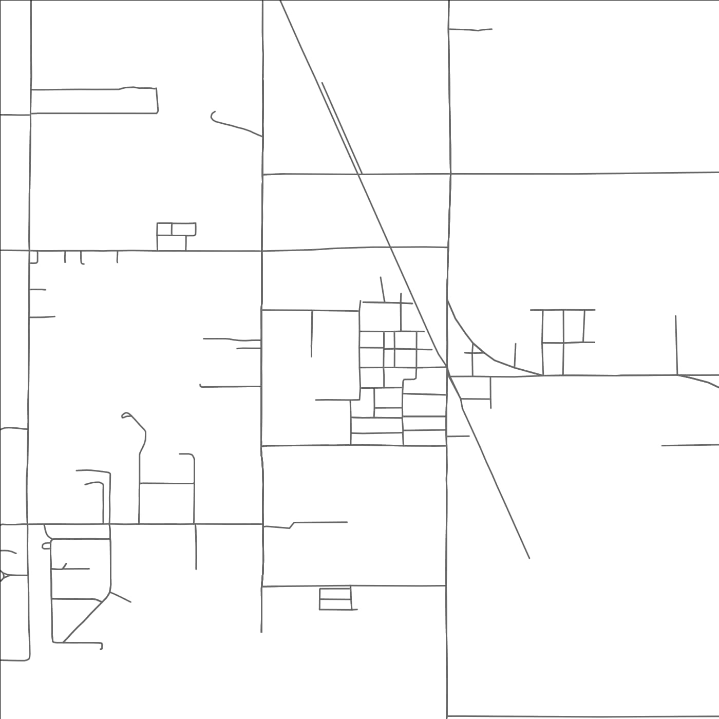 ROAD MAP OF SPERRY, OKLAHOMA BY MAPBAKES