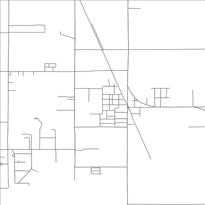 ROAD MAP OF SPERRY, OKLAHOMA BY MAPBAKES