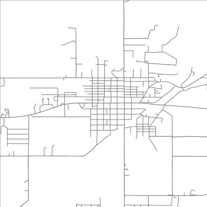 ROAD MAP OF SPIRO, OKLAHOMA BY MAPBAKES