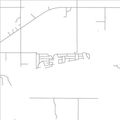 ROAD MAP OF SPORTMANS SHORES, OKLAHOMA BY MAPBAKES