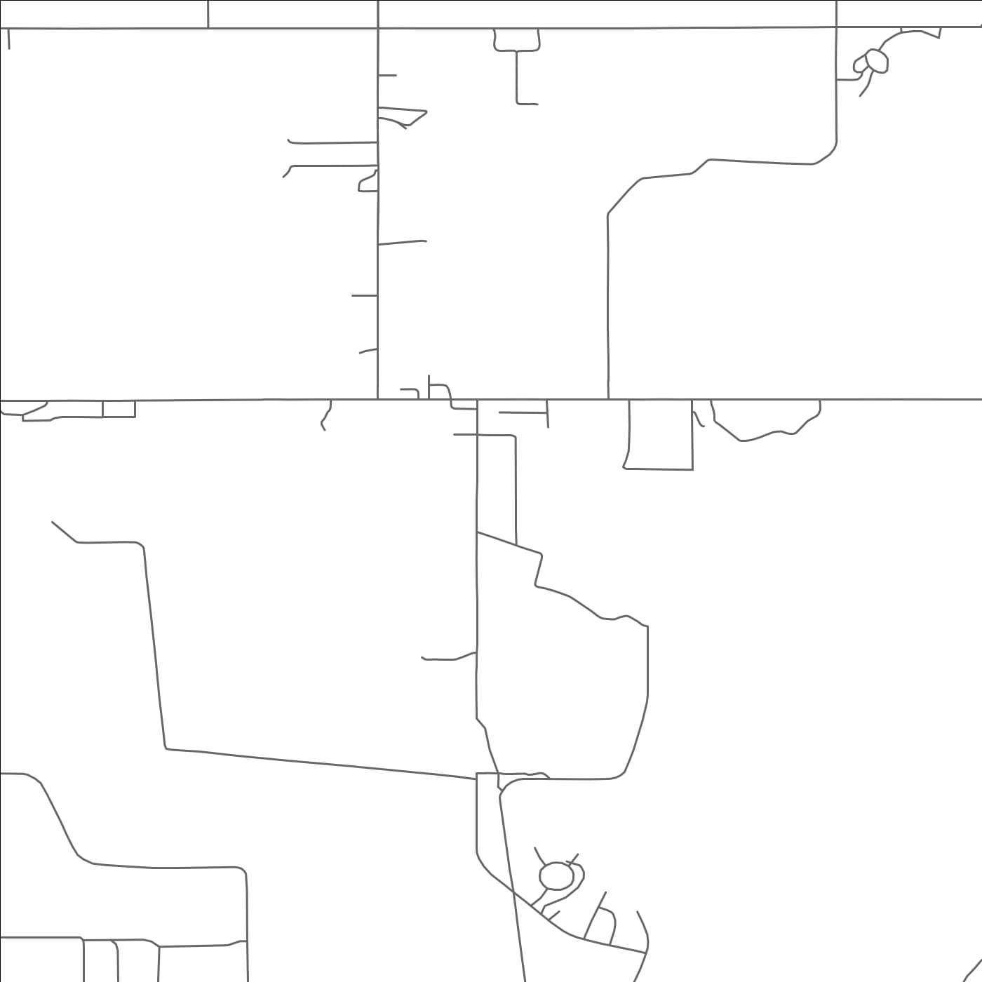 ROAD MAP OF SPORTSMEN ACRES, OKLAHOMA BY MAPBAKES