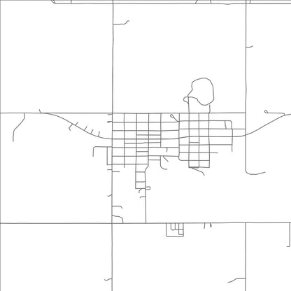 ROAD MAP OF STERLING, OKLAHOMA BY MAPBAKES