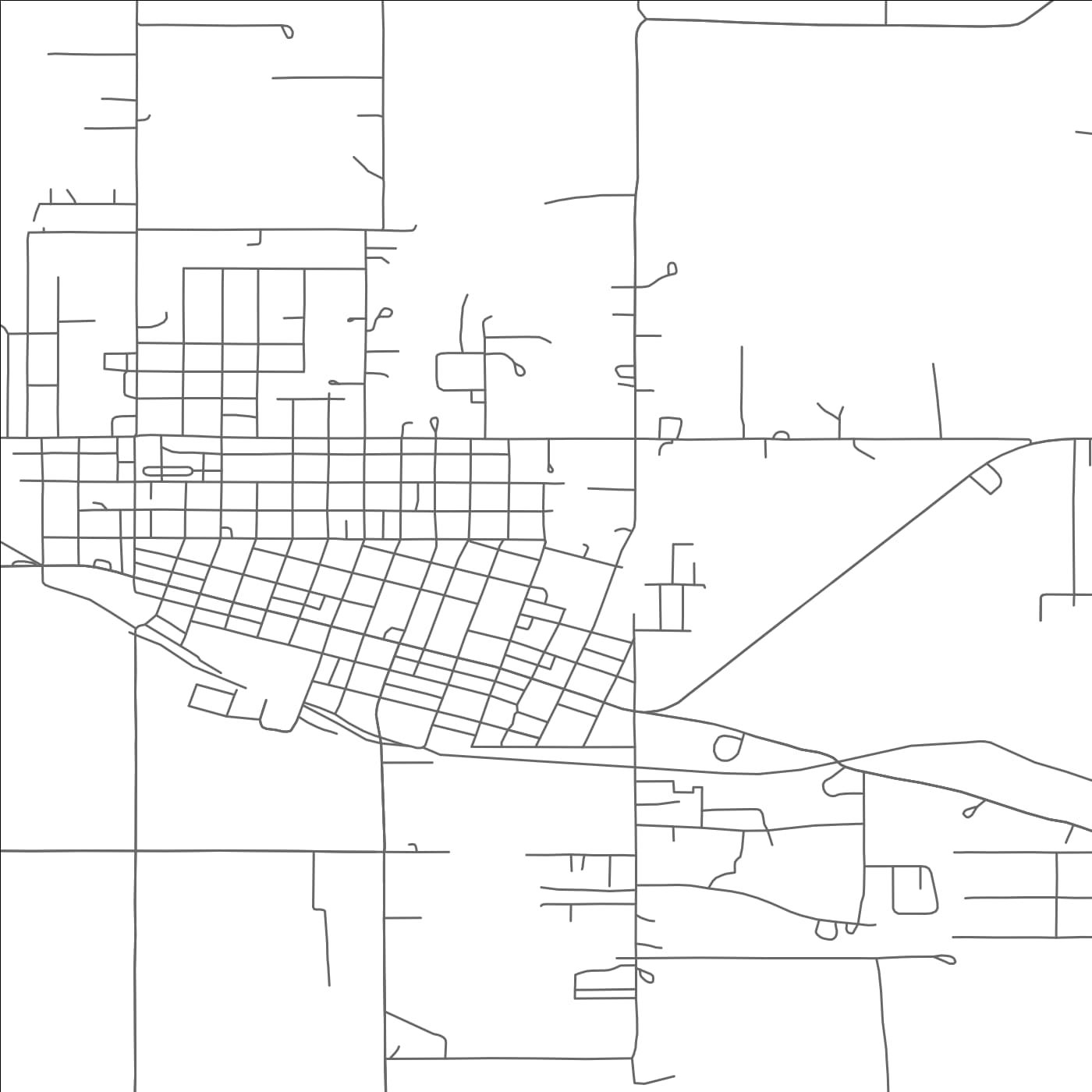 ROAD MAP OF STIGLER, OKLAHOMA BY MAPBAKES