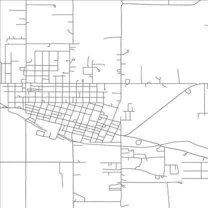 ROAD MAP OF STIGLER, OKLAHOMA BY MAPBAKES