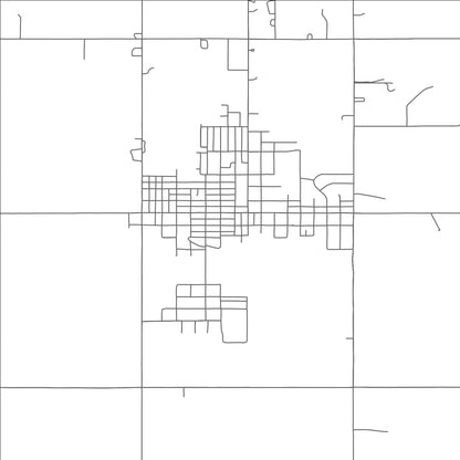 ROAD MAP OF STRATFORD, OKLAHOMA BY MAPBAKES