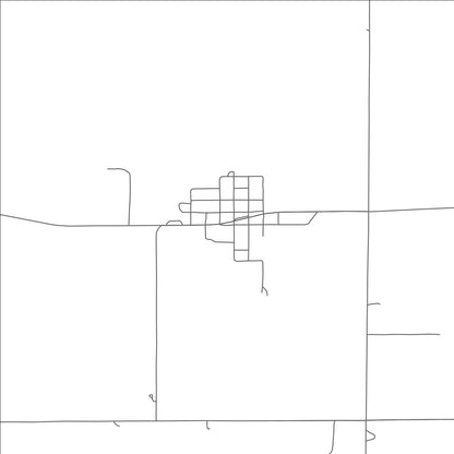 ROAD MAP OF STRONG CITY, OKLAHOMA BY MAPBAKES