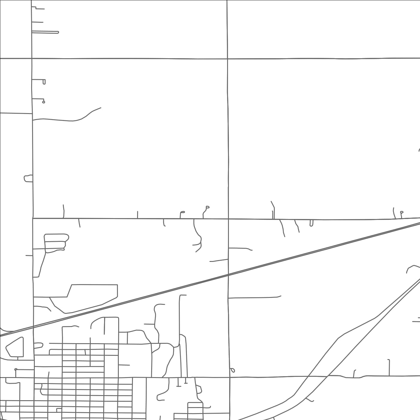 ROAD MAP OF STROUD, OKLAHOMA BY MAPBAKES