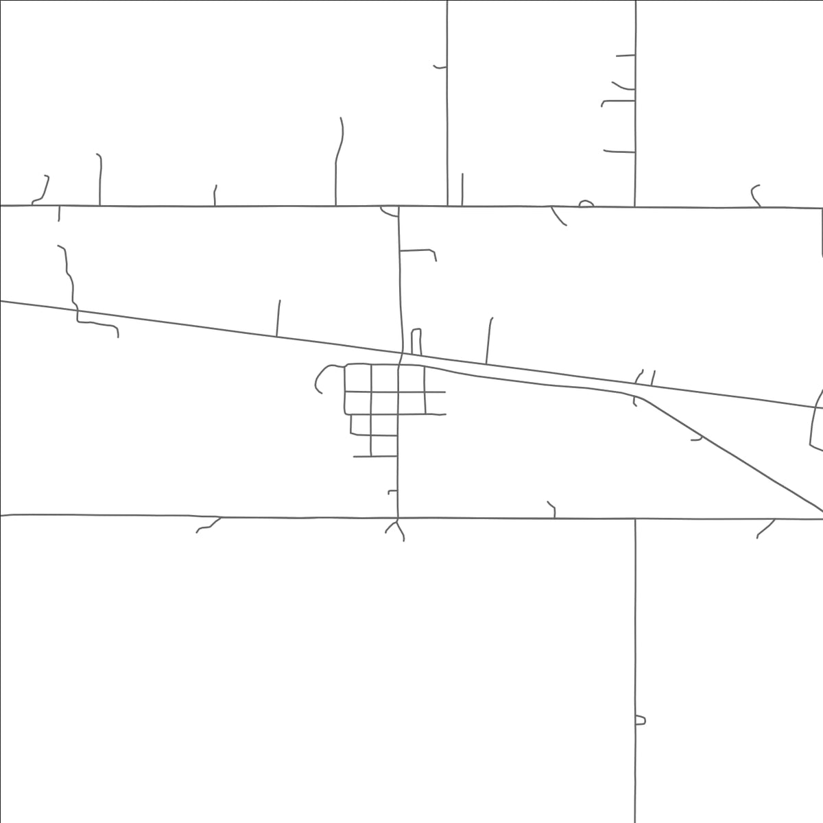ROAD MAP OF SWINK, OKLAHOMA BY MAPBAKES