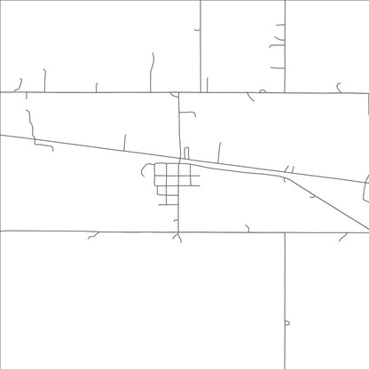 ROAD MAP OF SWINK, OKLAHOMA BY MAPBAKES