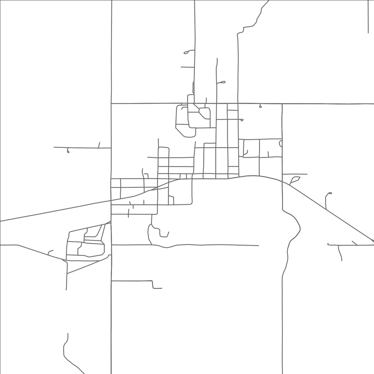 ROAD MAP OF TAFT, OKLAHOMA BY MAPBAKES
