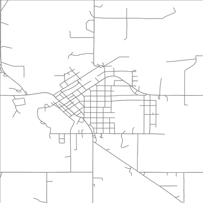ROAD MAP OF TALIHINA, OKLAHOMA BY MAPBAKES