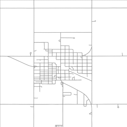 ROAD MAP OF TEMPLE, OKLAHOMA BY MAPBAKES