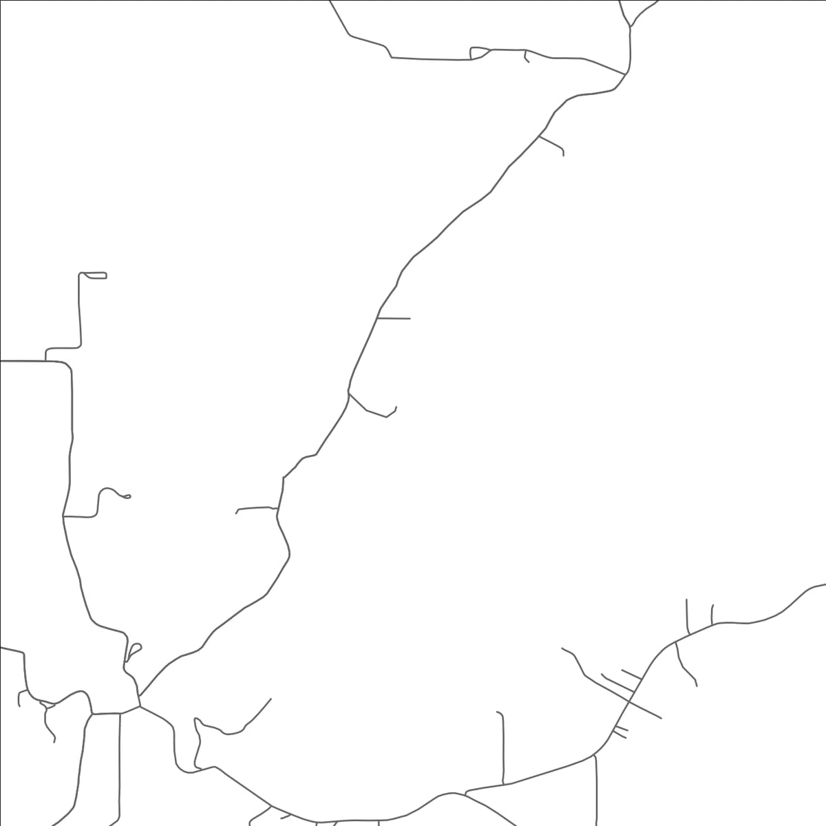 ROAD MAP OF TERESITA, OKLAHOMA BY MAPBAKES