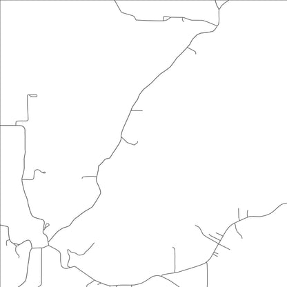 ROAD MAP OF TERESITA, OKLAHOMA BY MAPBAKES