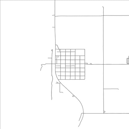 ROAD MAP OF TERRAL, OKLAHOMA BY MAPBAKES