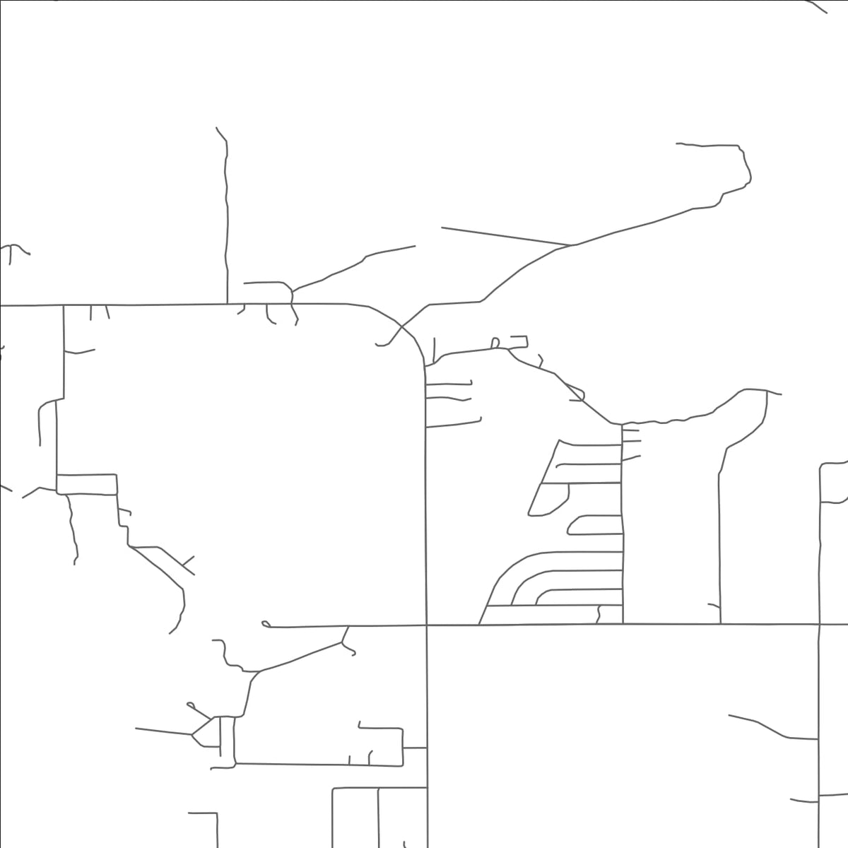 ROAD MAP OF TEXANNA, OKLAHOMA BY MAPBAKES
