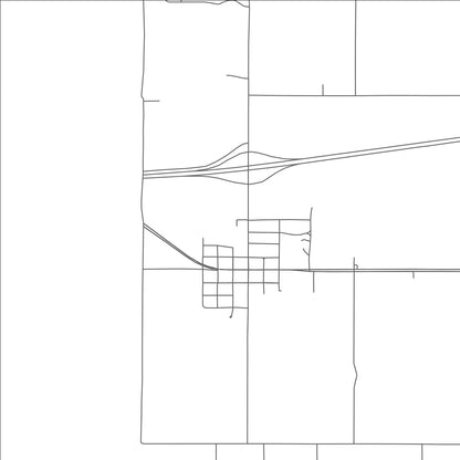 ROAD MAP OF TEXOLA, OKLAHOMA BY MAPBAKES