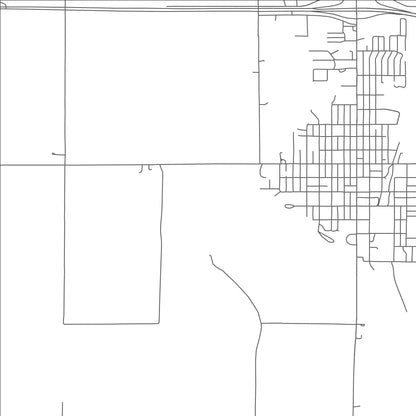 ROAD MAP OF TONKAWA, OKLAHOMA BY MAPBAKES