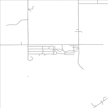 ROAD MAP OF TWIN LAKES, OKLAHOMA BY MAPBAKES