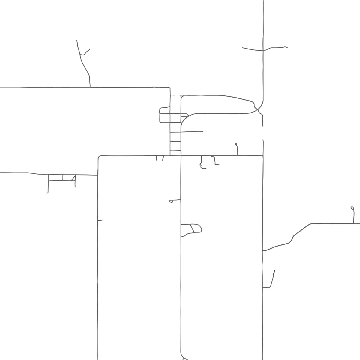 ROAD MAP OF VANOSS, OKLAHOMA BY MAPBAKES