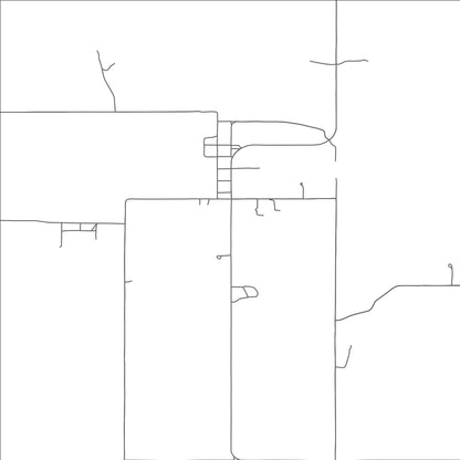 ROAD MAP OF VANOSS, OKLAHOMA BY MAPBAKES