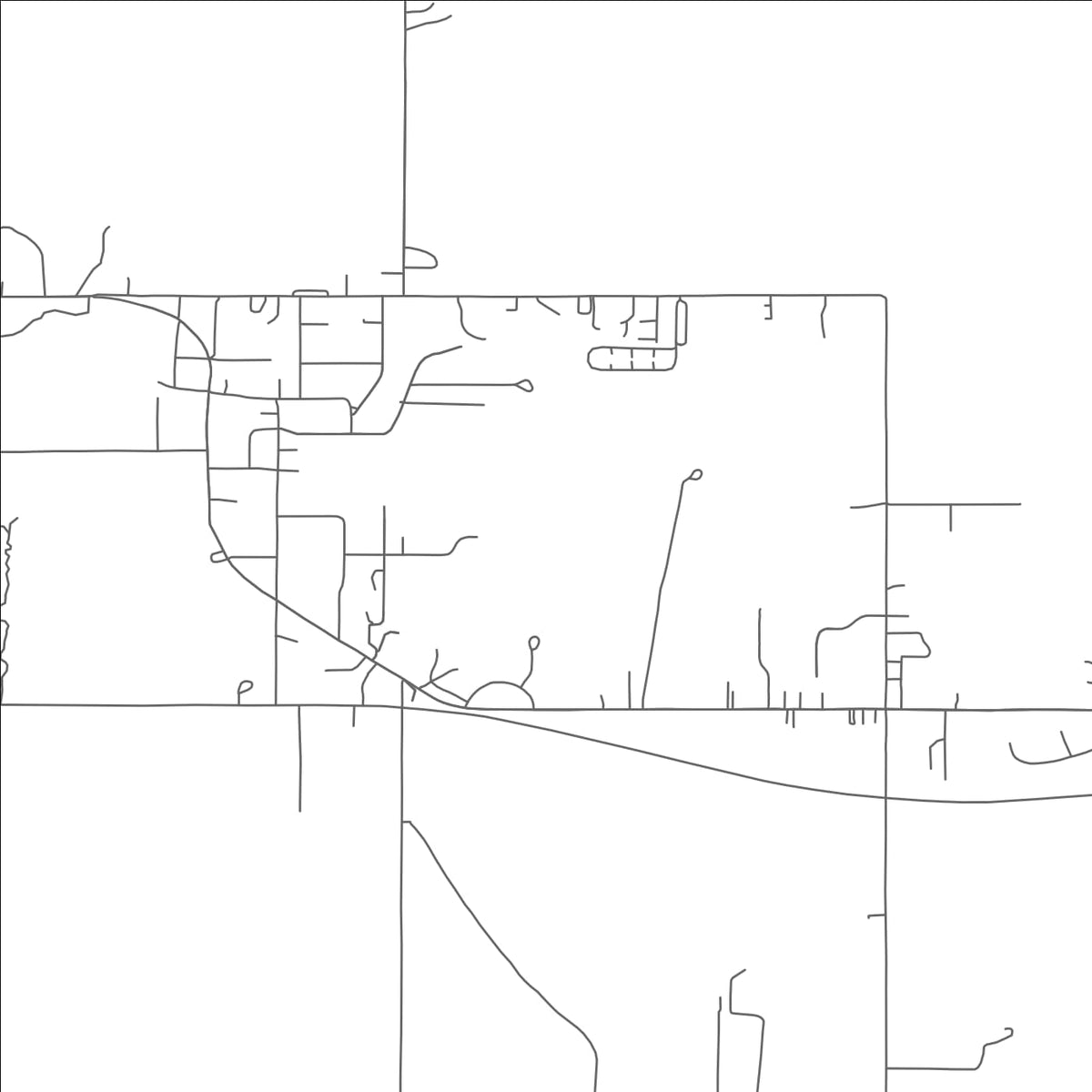 ROAD MAP OF VELMA, OKLAHOMA BY MAPBAKES