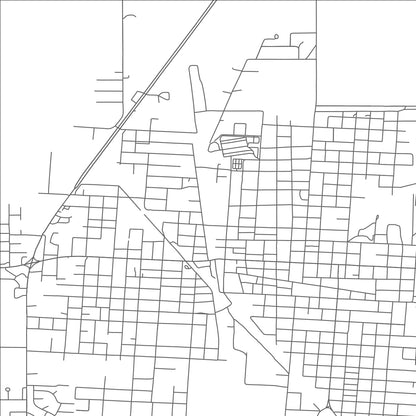 ROAD MAP OF WAGONER, OKLAHOMA BY MAPBAKES