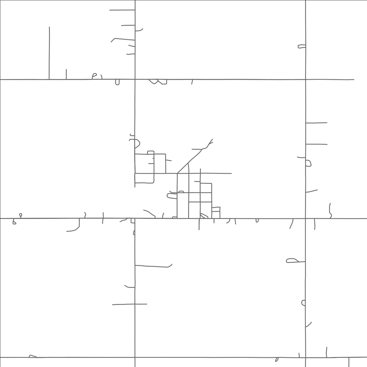 ROAD MAP OF WAINWRIGHT, OKLAHOMA BY MAPBAKES