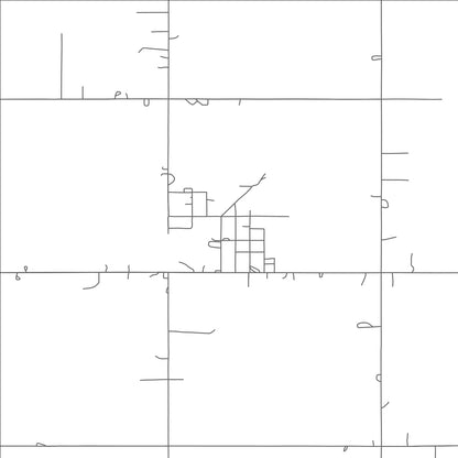 ROAD MAP OF WAINWRIGHT, OKLAHOMA BY MAPBAKES