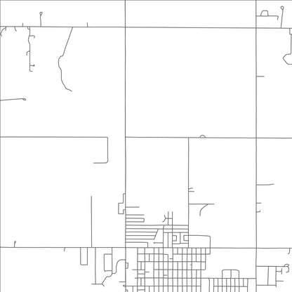 ROAD MAP OF WATONGA, OKLAHOMA BY MAPBAKES