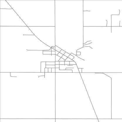 ROAD MAP OF WAYNE, OKLAHOMA BY MAPBAKES