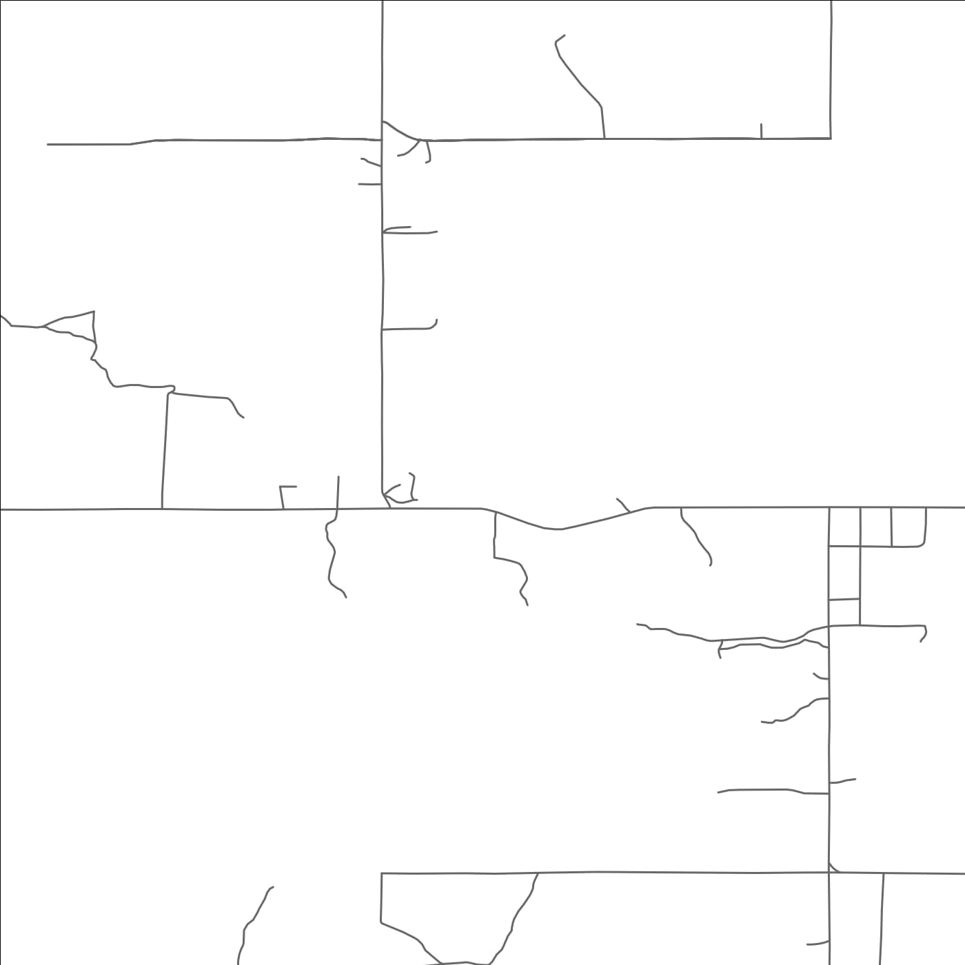 ROAD MAP OF WELTY, OKLAHOMA BY MAPBAKES