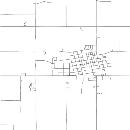 ROAD MAP OF WESTVILLE, OKLAHOMA BY MAPBAKES