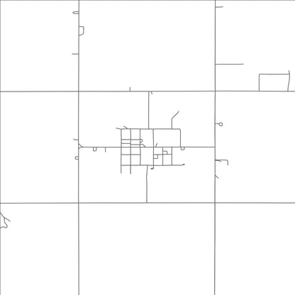 ROAD MAP OF WILLOW, OKLAHOMA BY MAPBAKES