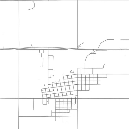 ROAD MAP OF WILSON, OKLAHOMA BY MAPBAKES