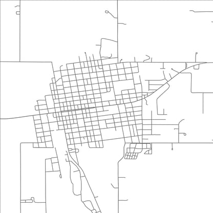 ROAD MAP OF WYNNEWOOD, OKLAHOMA BY MAPBAKES