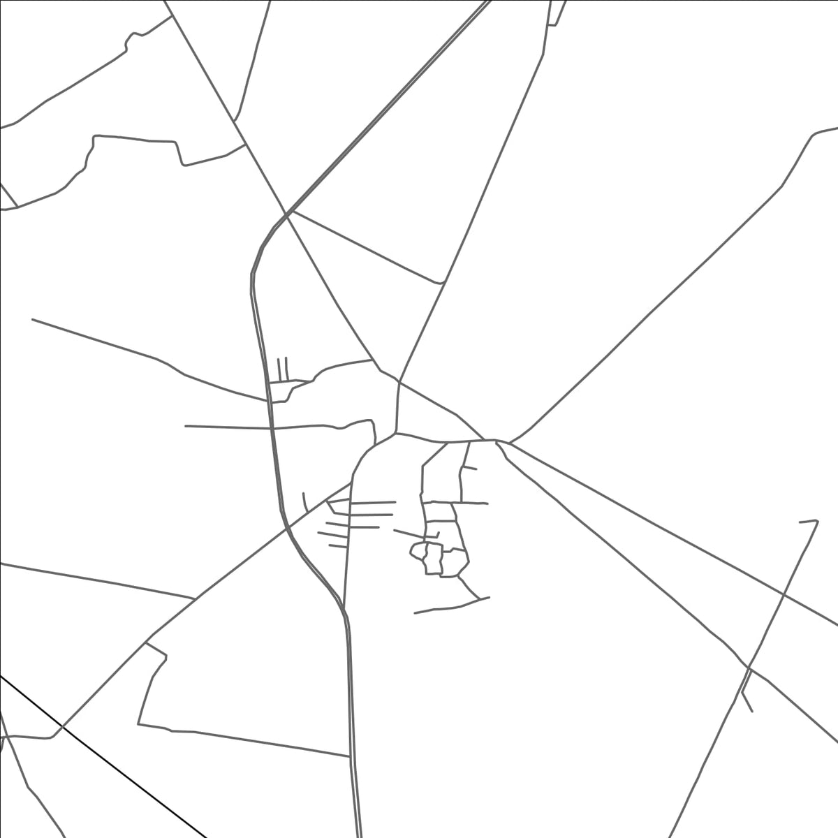ROAD MAP OF BHAN, PAKISTAN BY MAPBAKES