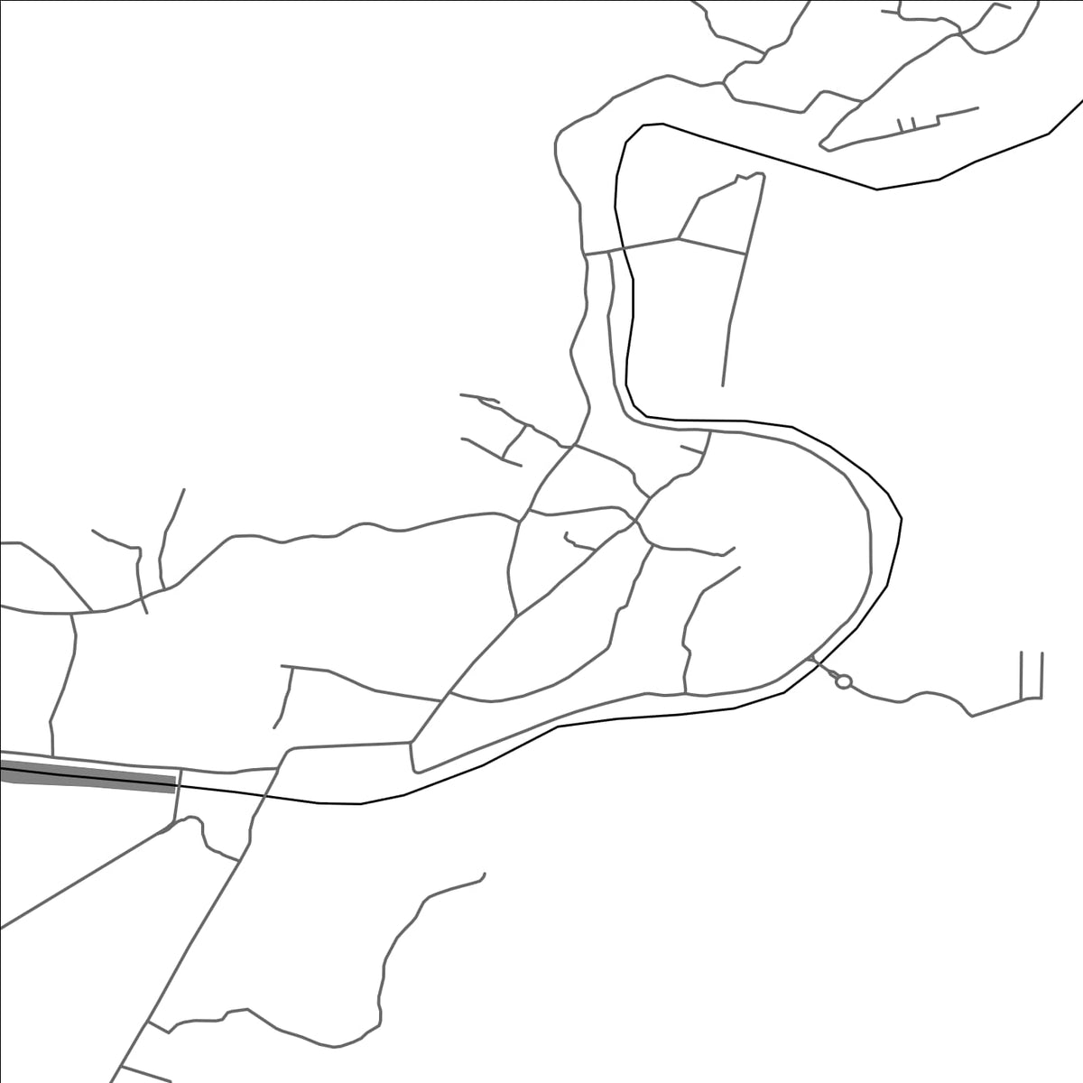 ROAD MAP OF BHIMBER, PAKISTAN BY MAPBAKES