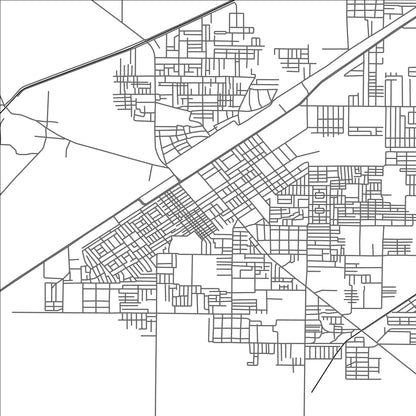 ROAD MAP OF CHISHTIAN, PAKISTAN BY MAPBAKES