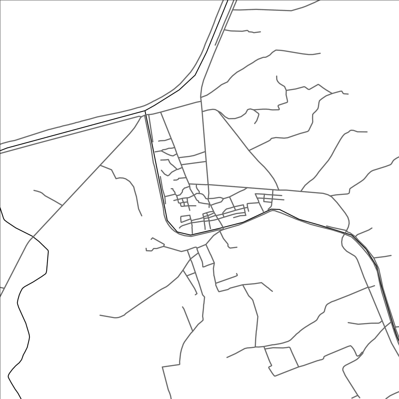 ROAD MAP OF CHUHAR JAMALI, PAKISTAN BY MAPBAKES