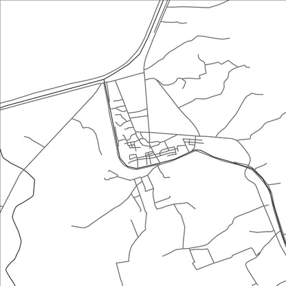 ROAD MAP OF CHUHAR JAMALI, PAKISTAN BY MAPBAKES