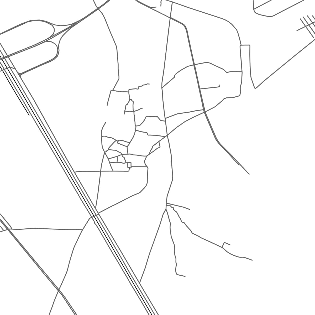 ROAD MAP OF DAUD KHEL, PAKISTAN BY MAPBAKES
