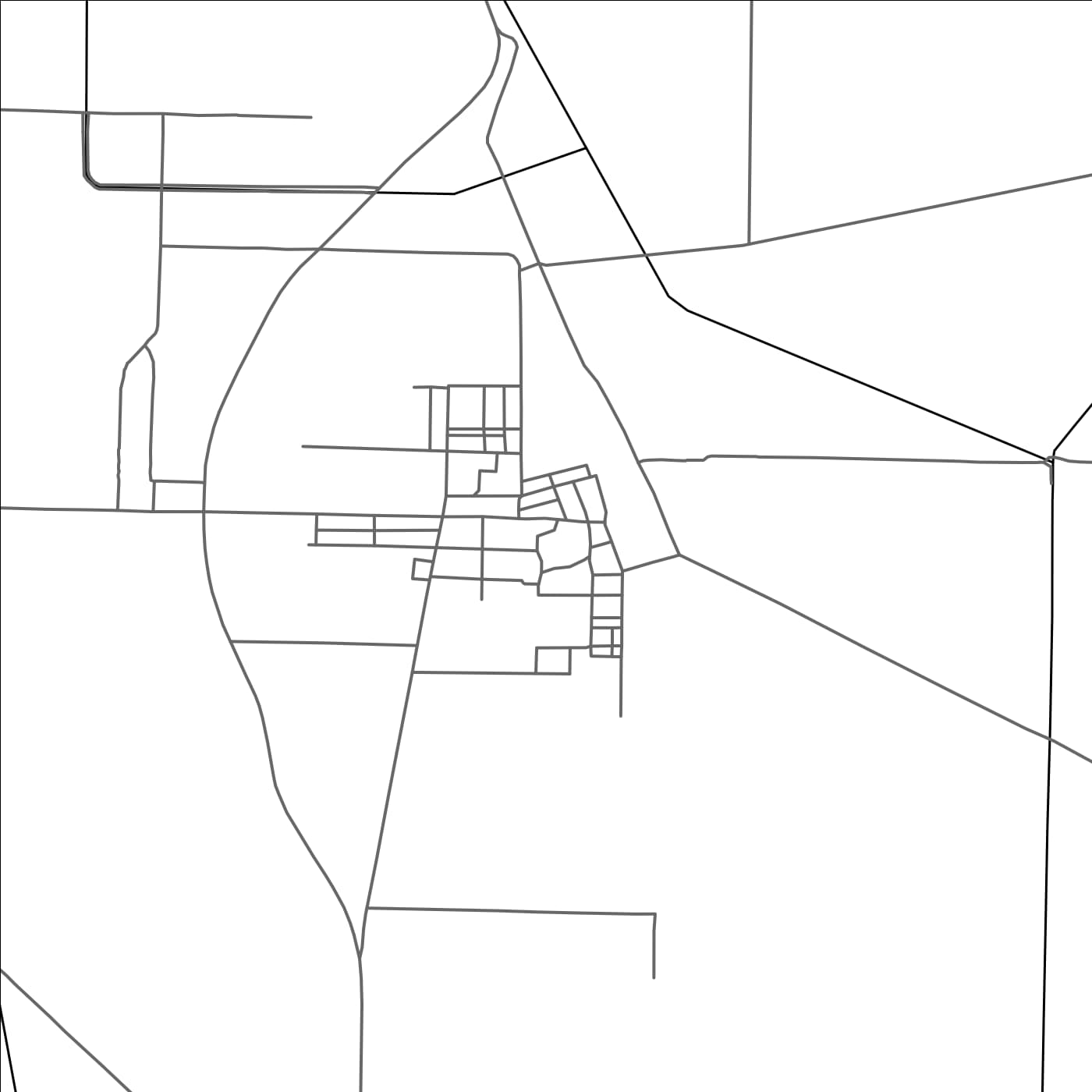 ROAD MAP OF DAUR, PAKISTAN BY MAPBAKES