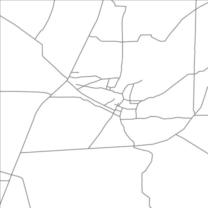 ROAD MAP OF DULLEWALA, PAKISTAN BY MAPBAKES