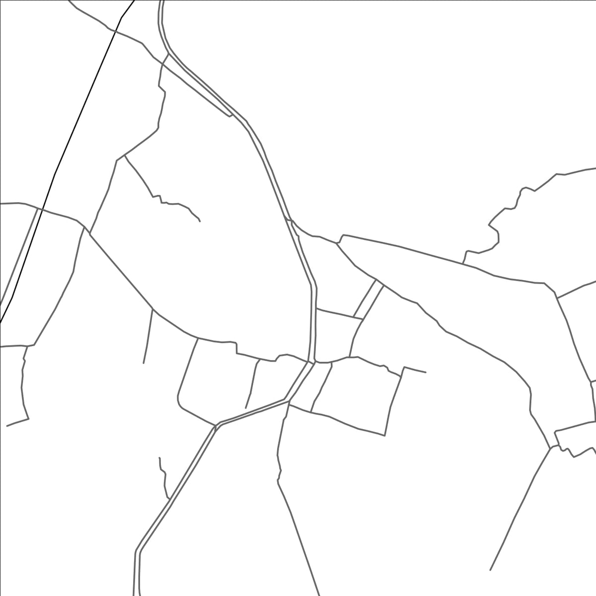 ROAD MAP OF GHARO, PAKISTAN BY MAPBAKES