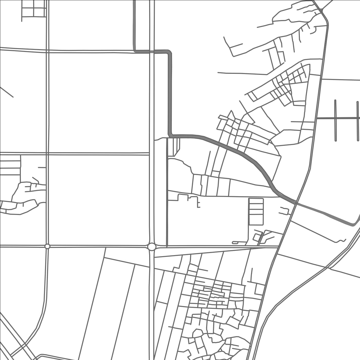 ROAD MAP OF GWADAR, PAKISTAN BY MAPBAKES