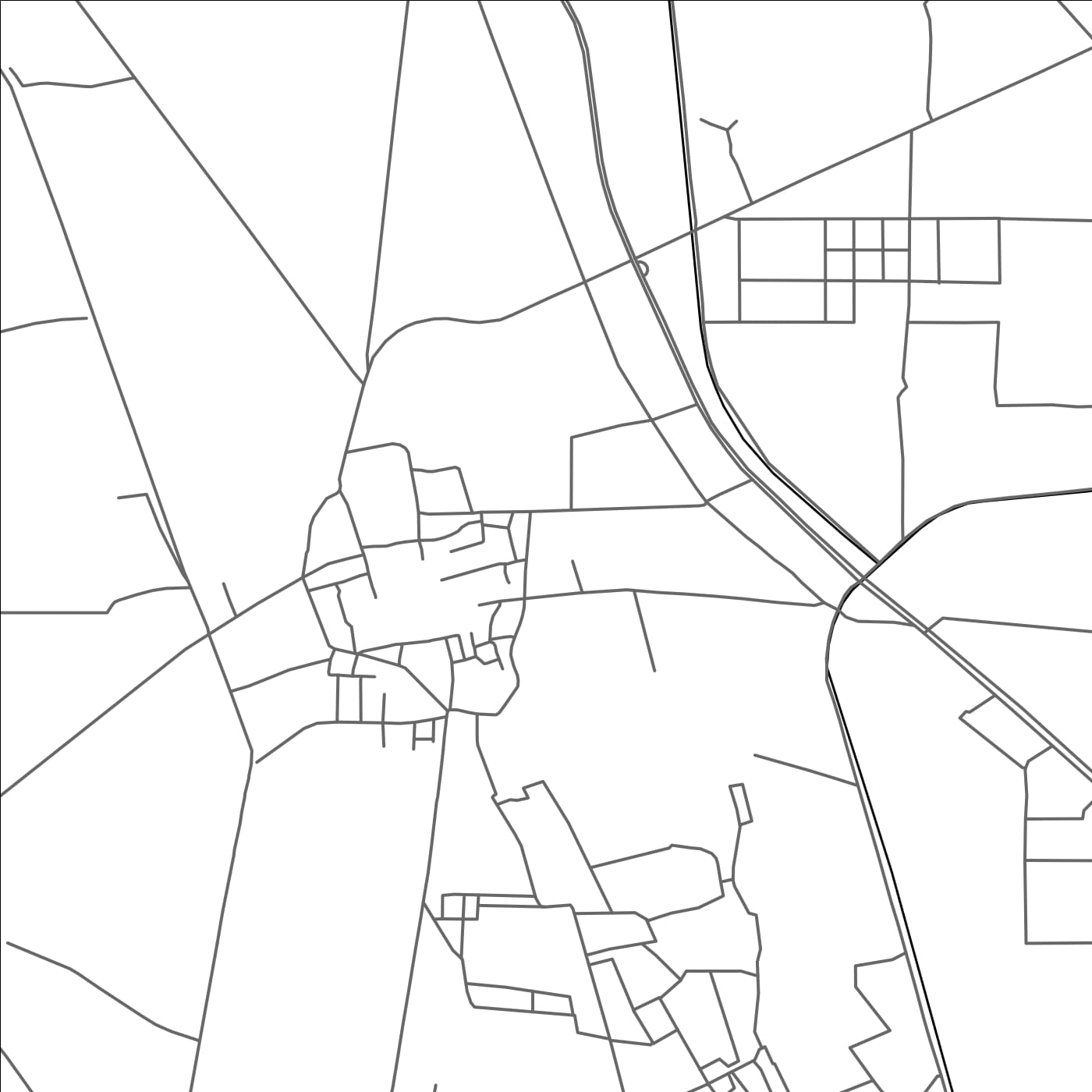 ROAD MAP OF HALA, PAKISTAN BY MAPBAKES