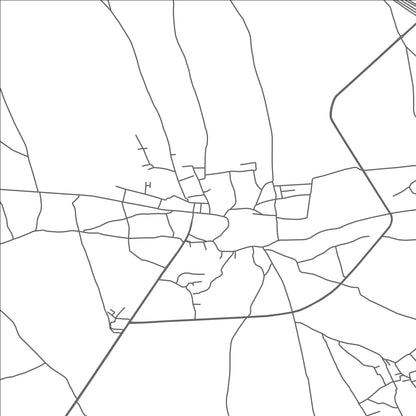 ROAD MAP OF HAZRO CITY, PAKISTAN BY MAPBAKES