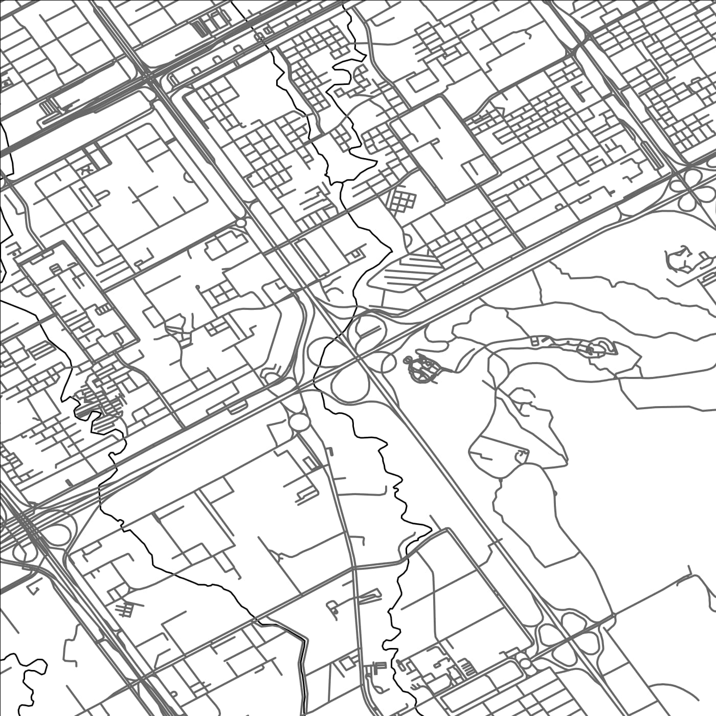 ROAD MAP OF ISLAMABAD, PAKISTAN BY MAPBAKES